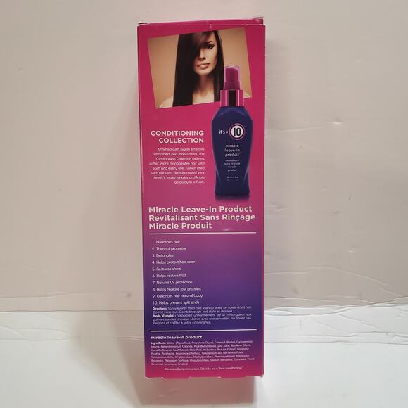 NIB It's a 10 Detangler Kit Everyday Miracle Hair Leave In and Brush - Picture 3 of 6